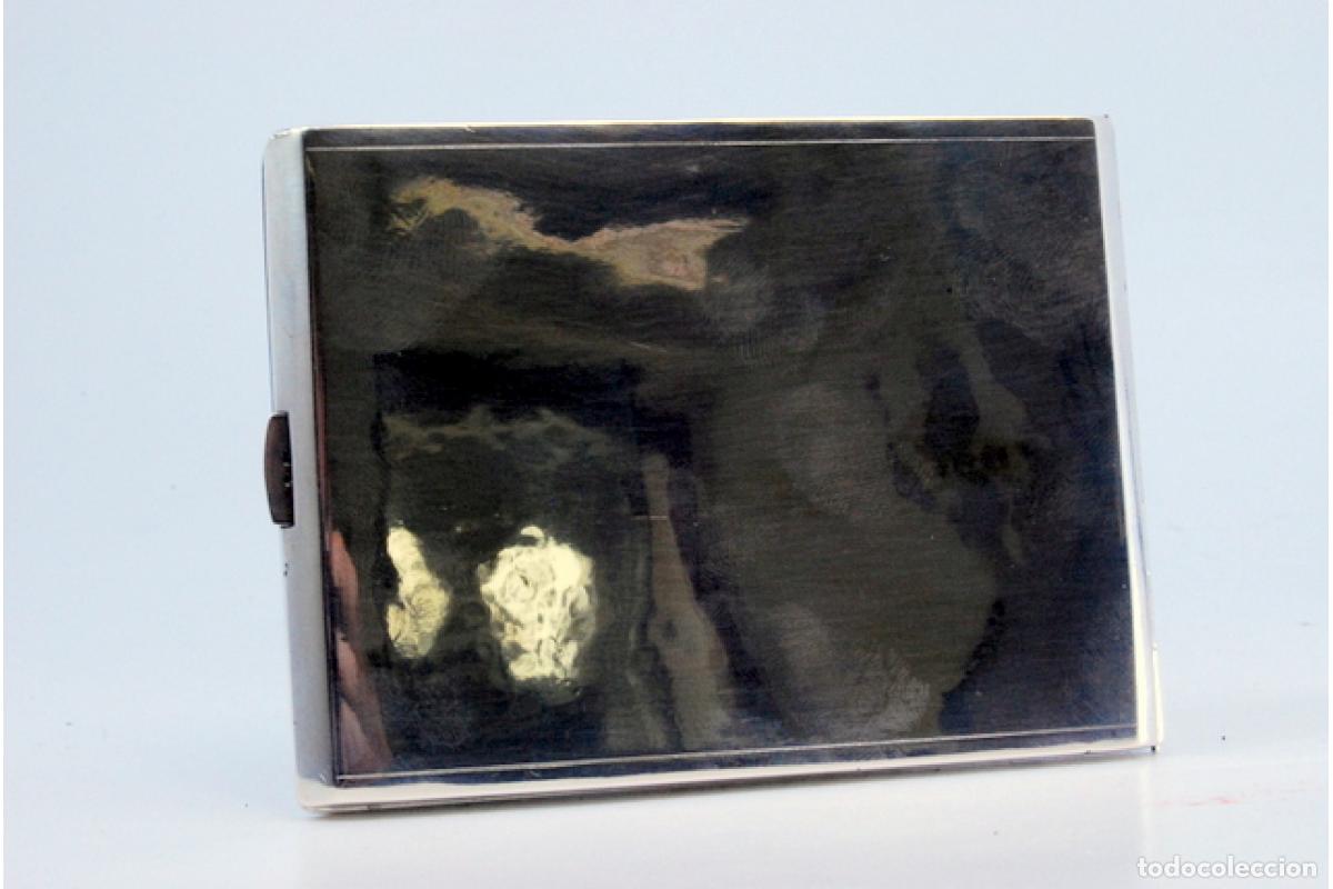 Antig&uuml;edades: Caja de cigarrillos, en plata - Foto 3