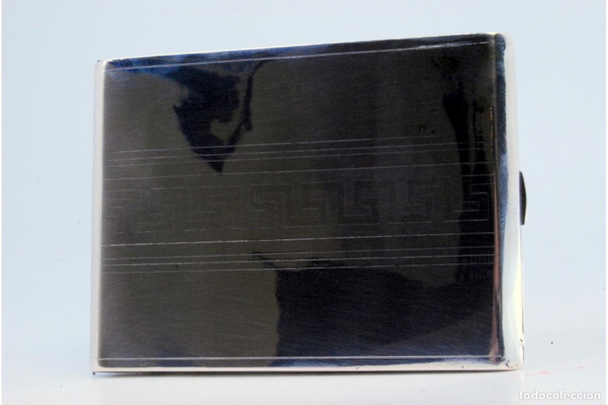 Antig&uuml;edades: Caja de cigarrillos, en plata - Foto 4