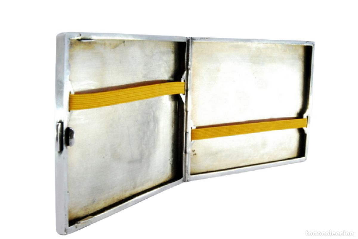 Antig&uuml;edades: Caja de cigarrillos, en plata - Foto 1