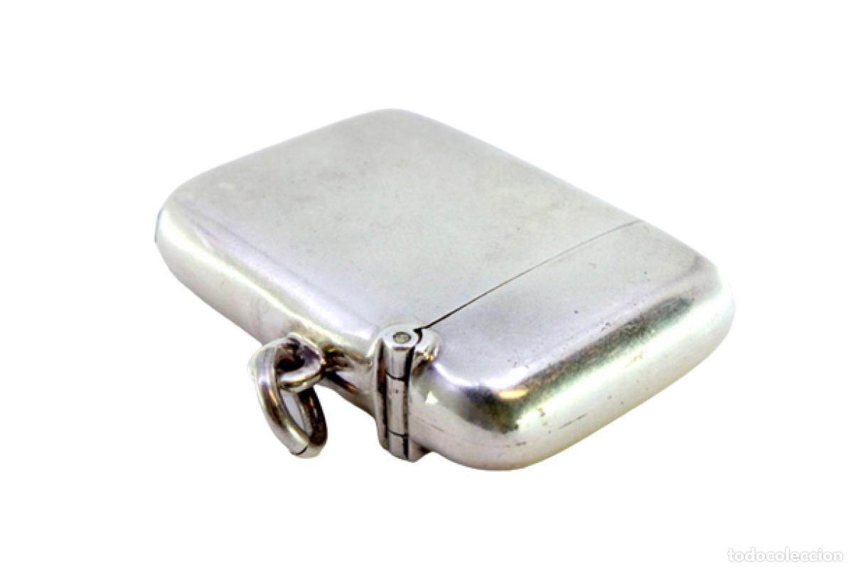 Antig&uuml;edades: Caja de cerillas de plata - Foto 1