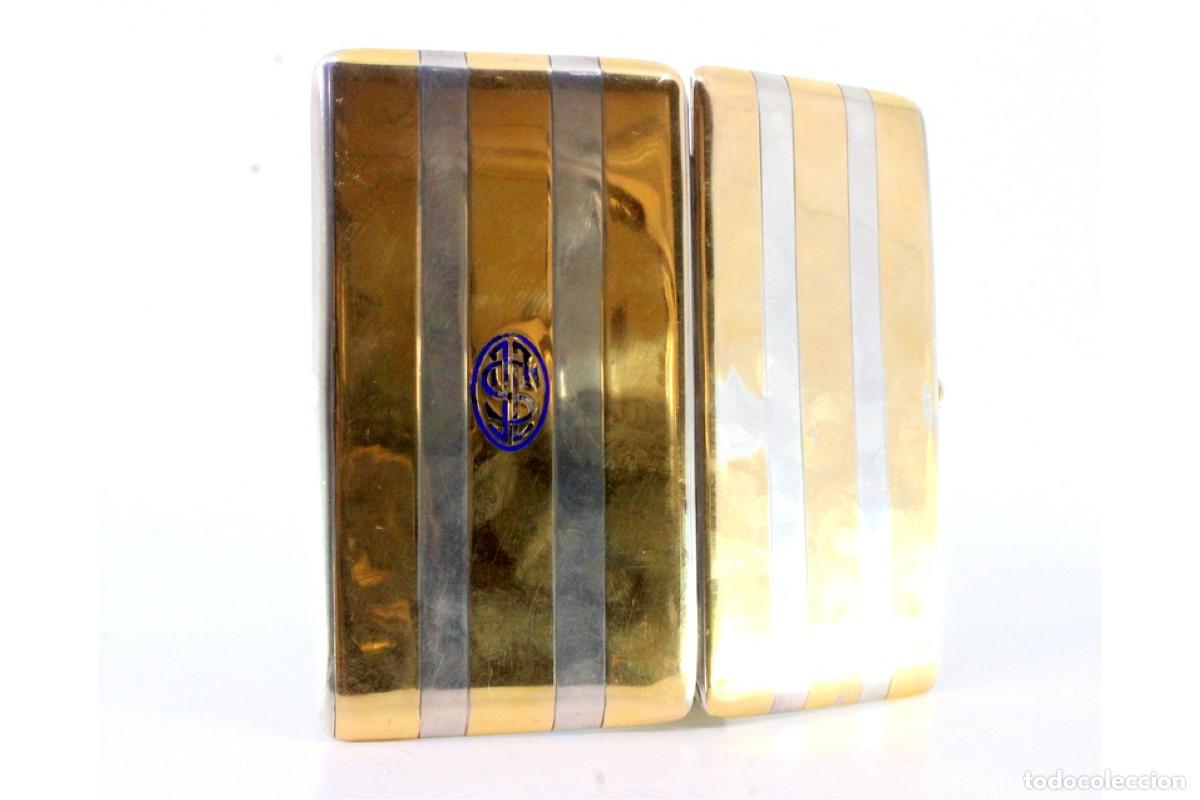 Antig&uuml;edades: Caja de cigarrillos, en plata - Foto 6