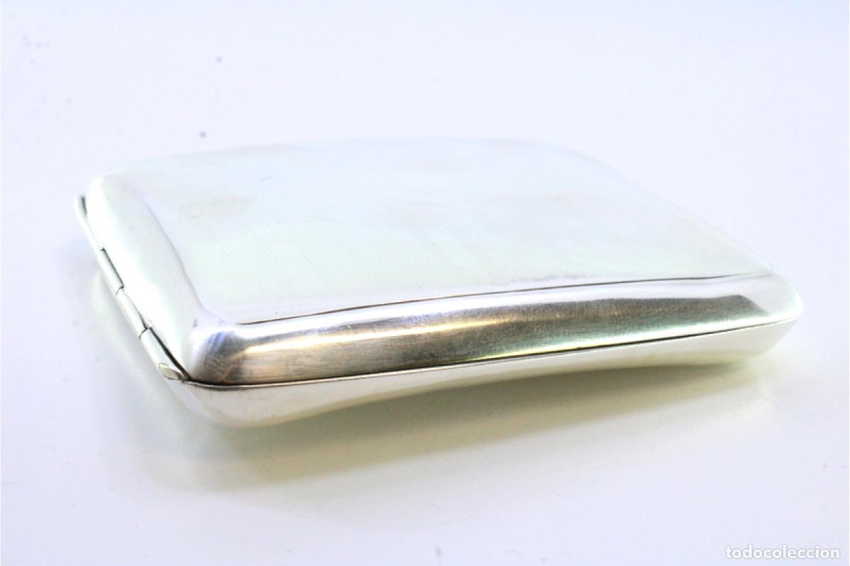 Antig&uuml;edades: Caja de cigarrillos, en plata - Foto 2