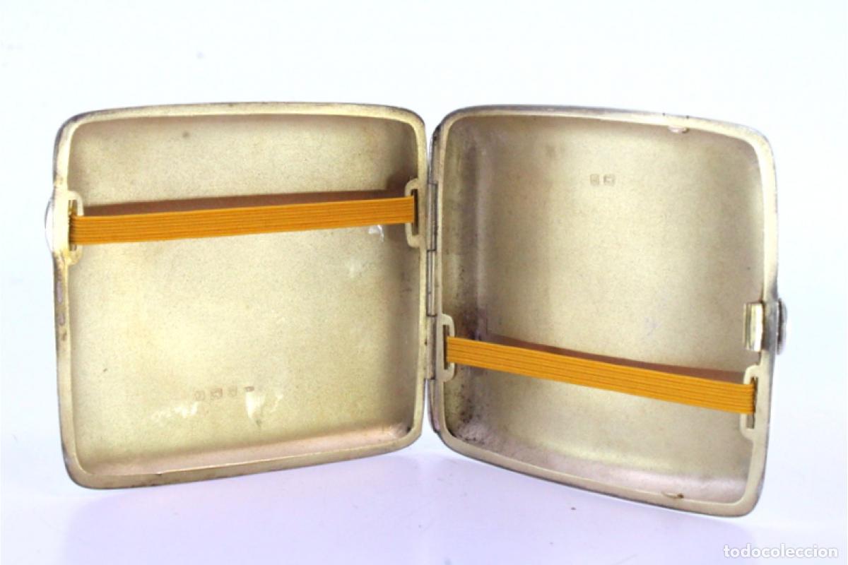 Antig&uuml;edades: Caja de cigarrillos, en plata - Foto 4
