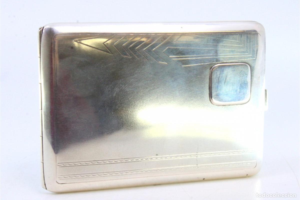 Antig&uuml;edades: Caja de cigarrillos, en plata - Foto 2