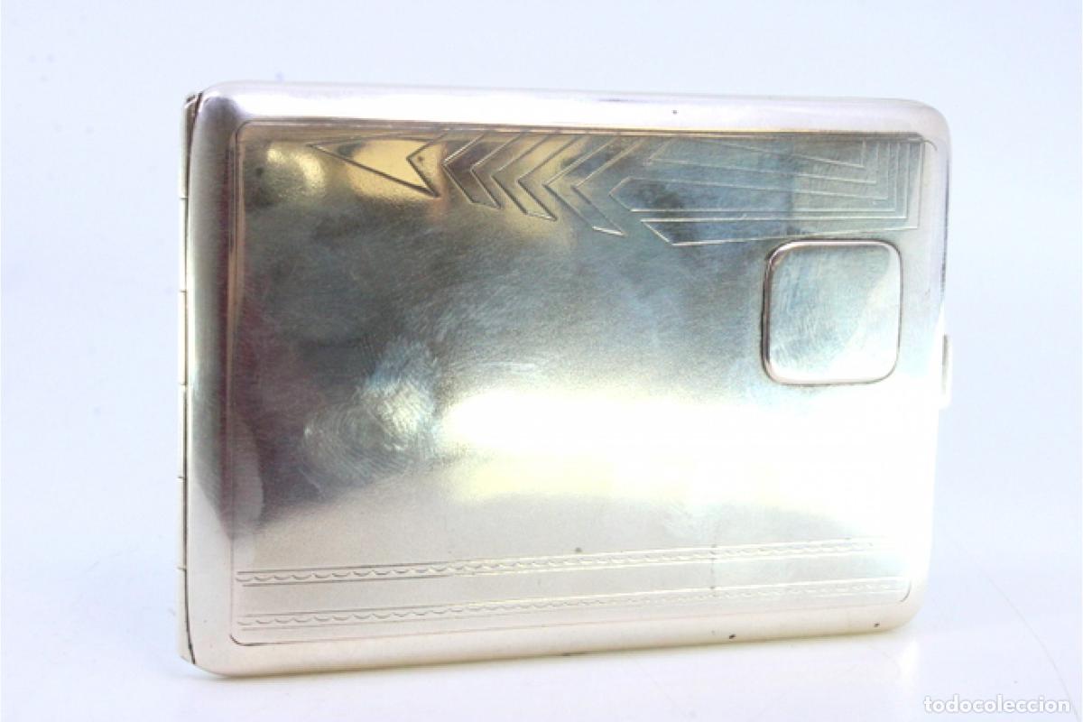 Antig&uuml;edades: Caja de cigarrillos, en plata - Foto 6