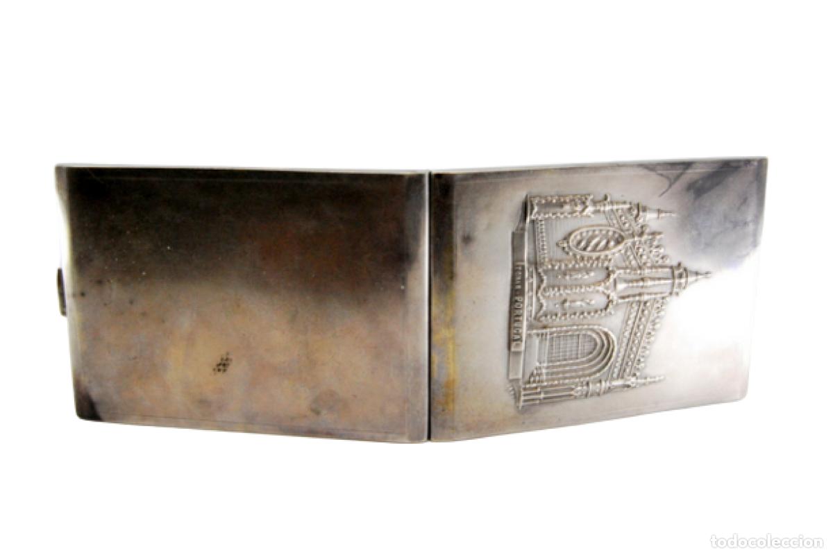 Antig&uuml;edades: Caja de cigarrillos, en plata - Foto 1