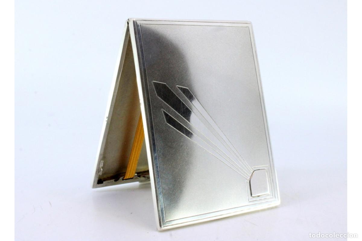 Antig&uuml;edades: Caja de cigarrillos, en plata - Foto 2
