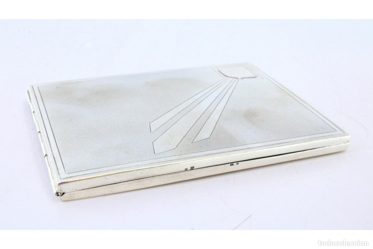 Antig&uuml;edades: Caja de cigarrillos, en plata - Foto 3