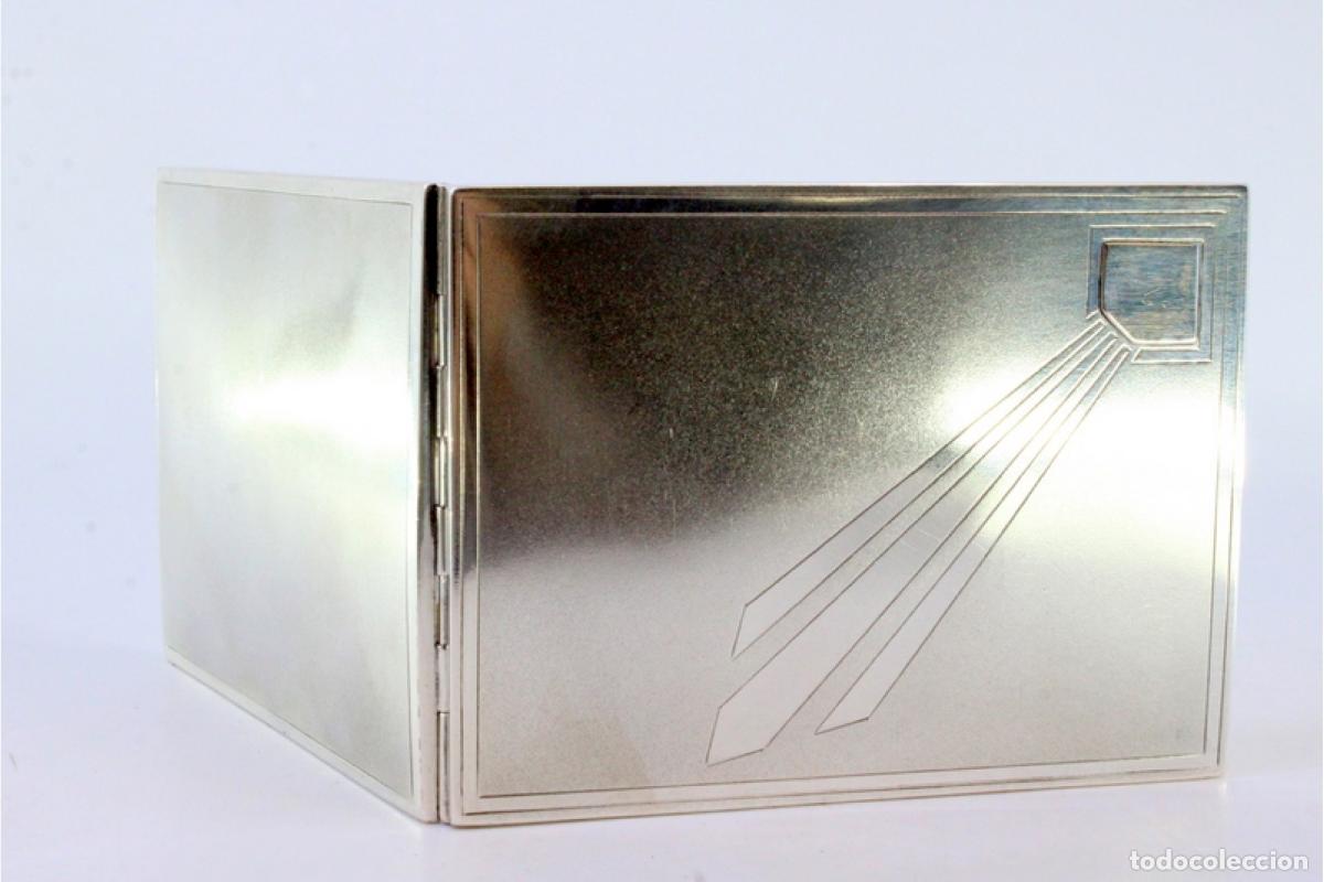Antig&uuml;edades: Caja de cigarrillos, en plata - Foto 7