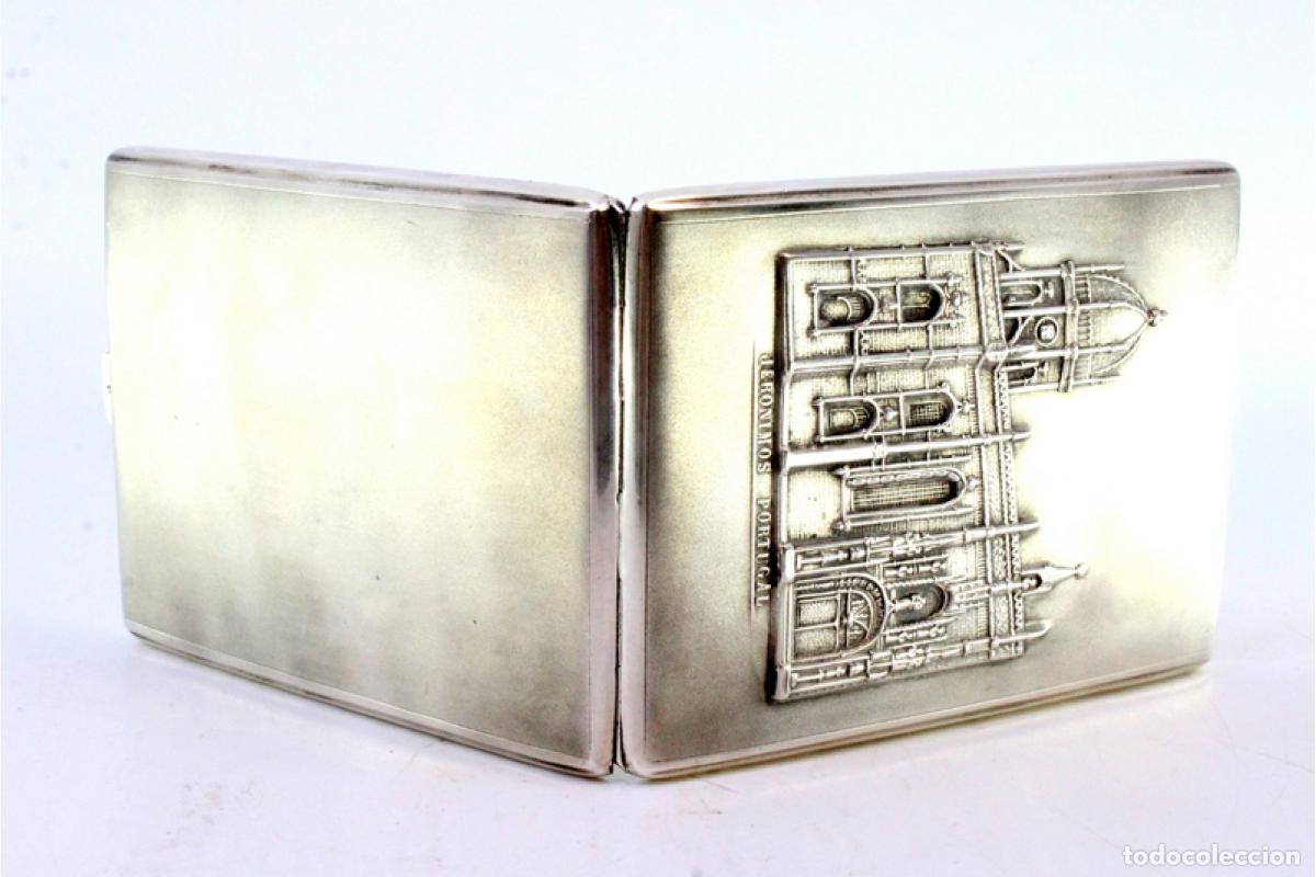 Antig&uuml;edades: Caja de cigarrillos, en plata - Foto 2