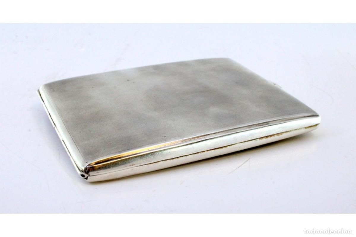 Antig&uuml;edades: Caja de cigarrillos, en plata - Foto 3