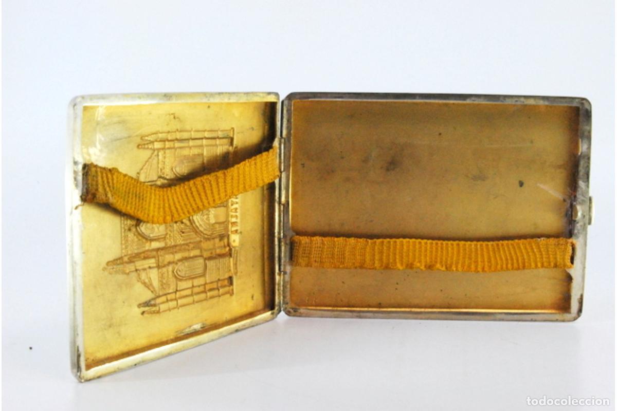 Antig&uuml;edades: Caja de cigarrillos, en plata - Foto 2