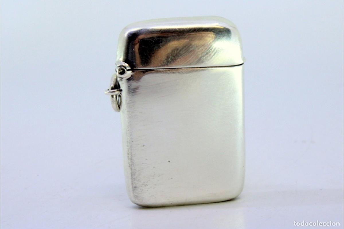Antig&uuml;edades: Caja de cerillas de plata - Foto 7