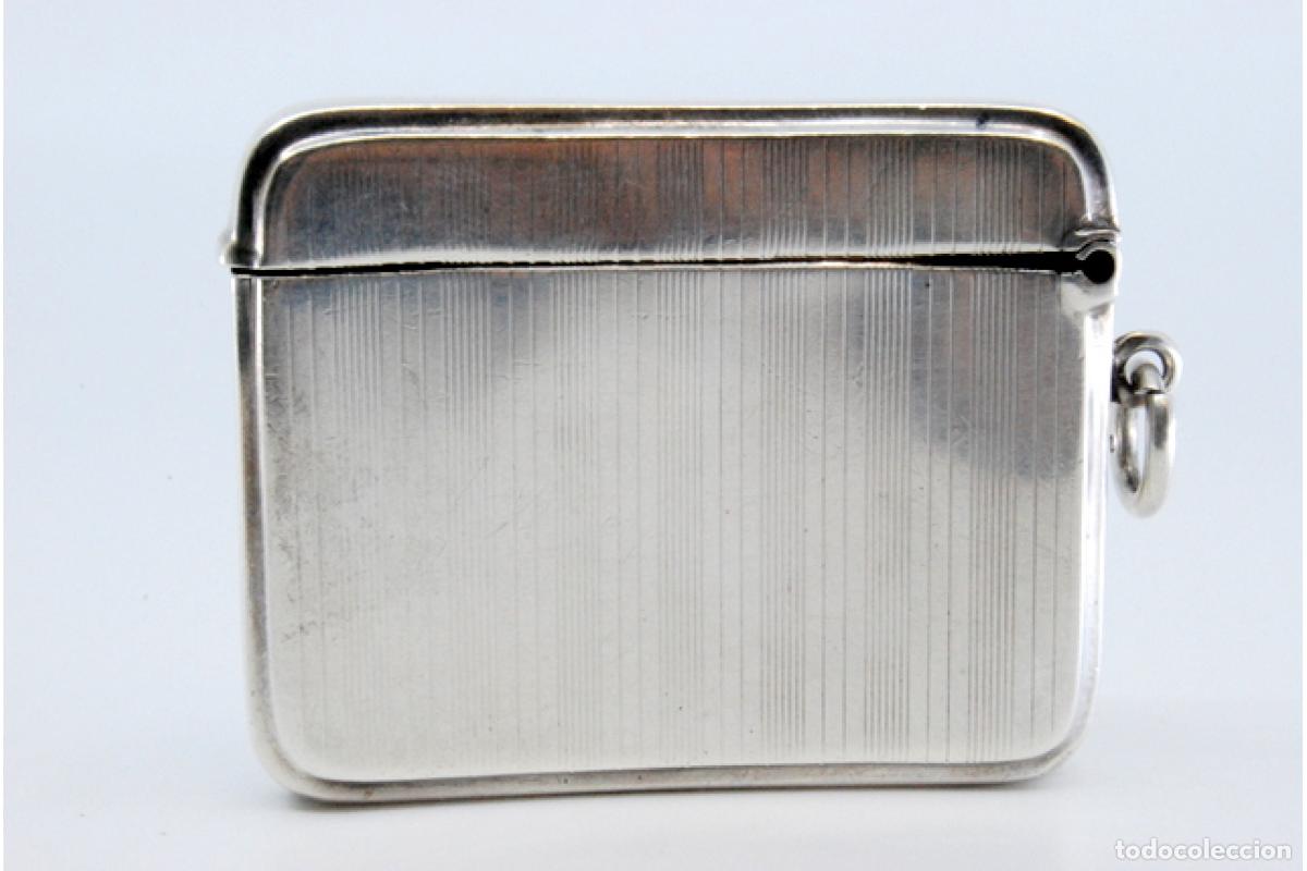 Antig&uuml;edades: Caja de cerillas de plata - Foto 5