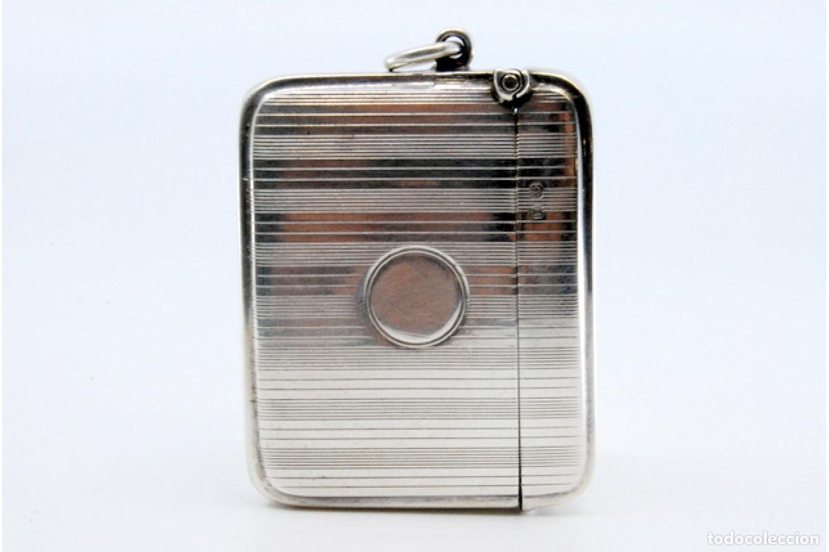 Antig&uuml;edades: Caja de cerillas de plata - Foto 6