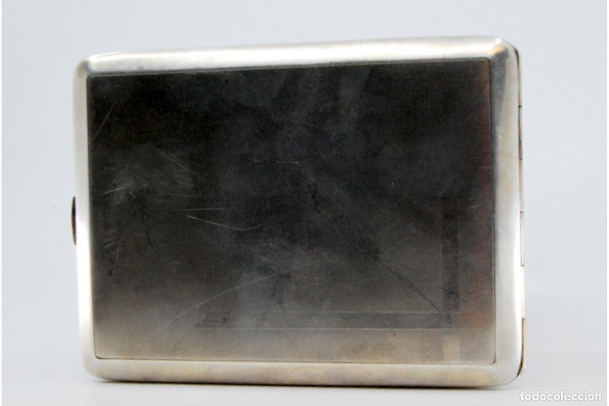 Antig&uuml;edades: Caja de cigarrillos, en plata - Foto 2