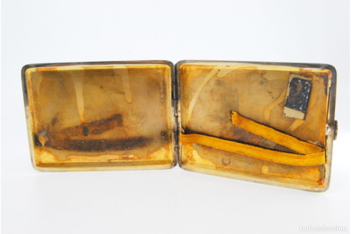 Antig&uuml;edades: Caja de cigarrillos, en plata - Foto 6