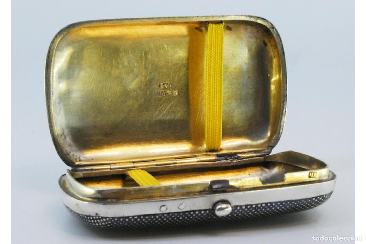 Antig&uuml;edades: Caja de cigarrillos, en plata - Foto 6