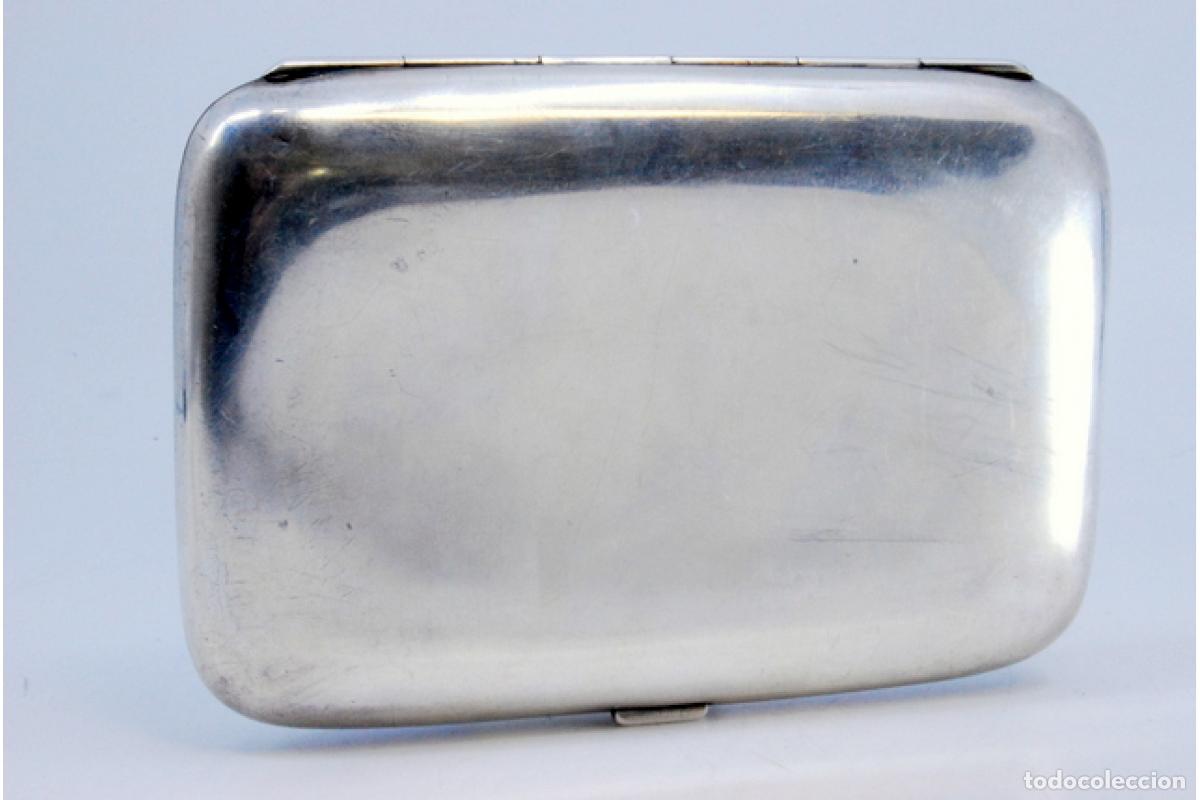 Antig&uuml;edades: Caja de cigarrillos, en plata - Foto 2