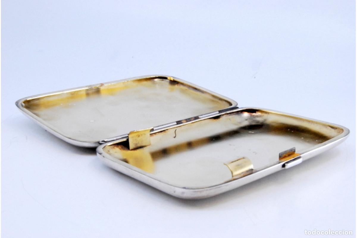Antig&uuml;edades: Caja de cigarrillos, en plata - Foto 3