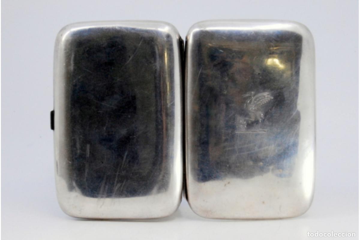 Antig&uuml;edades: Caja de cigarrillos, en plata - Foto 4