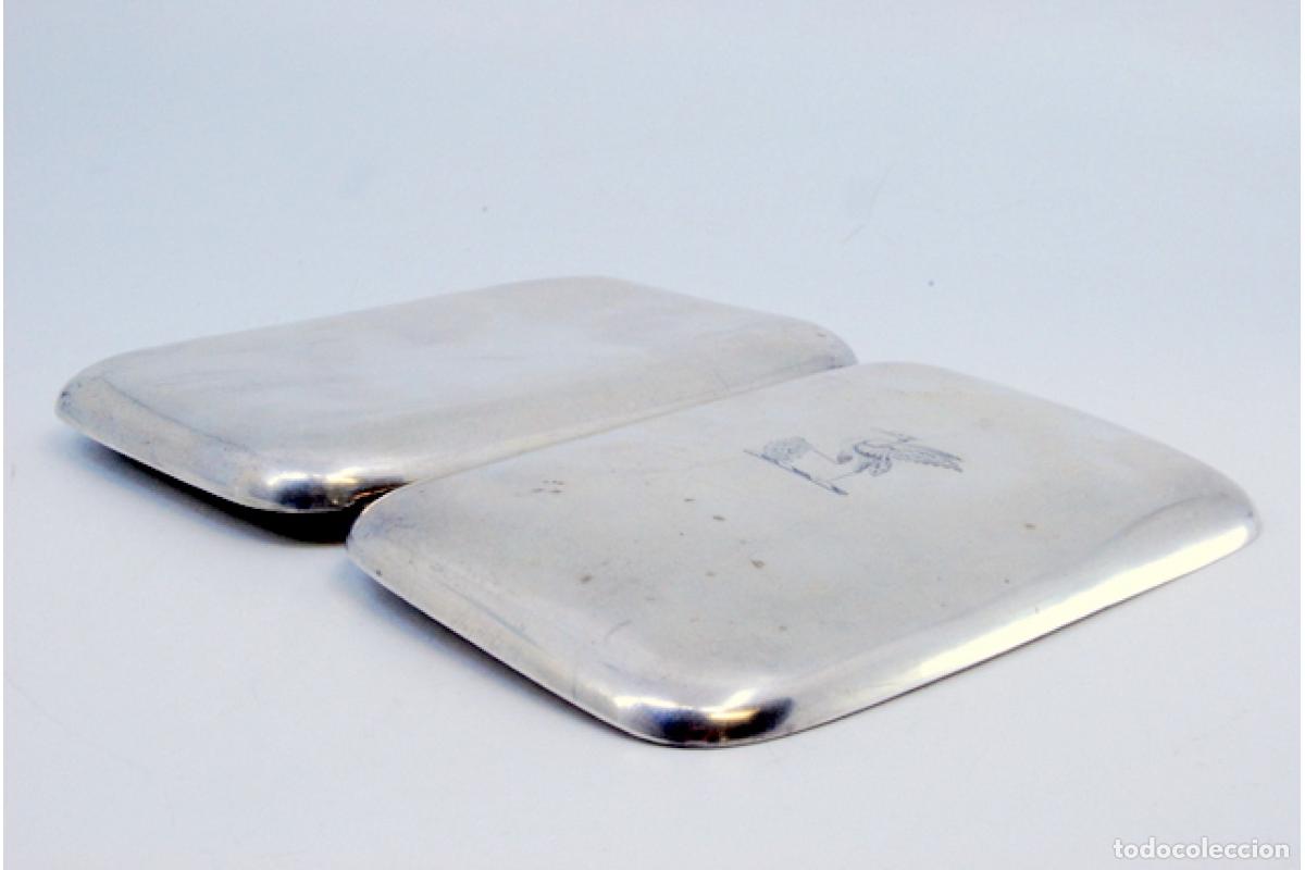 Antig&uuml;edades: Caja de cigarrillos, en plata - Foto 7