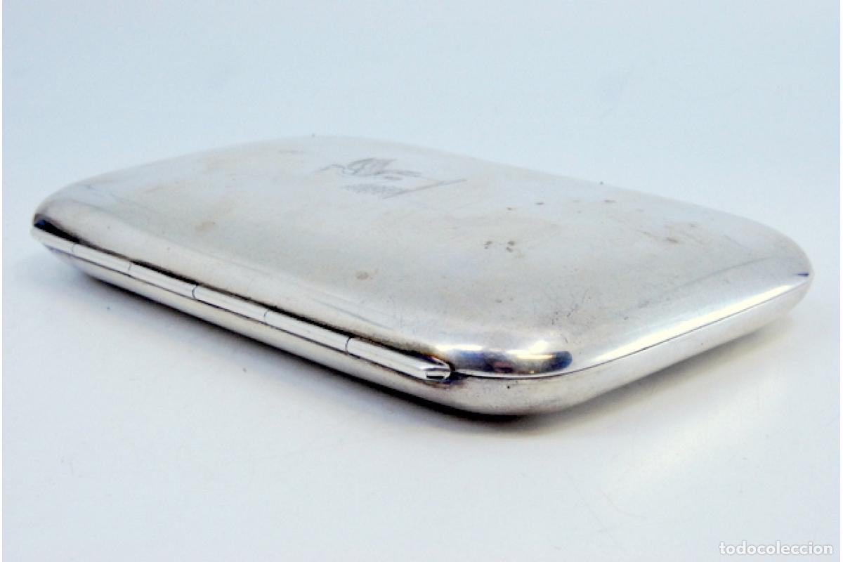 Antig&uuml;edades: Caja de cigarrillos, en plata - Foto 9