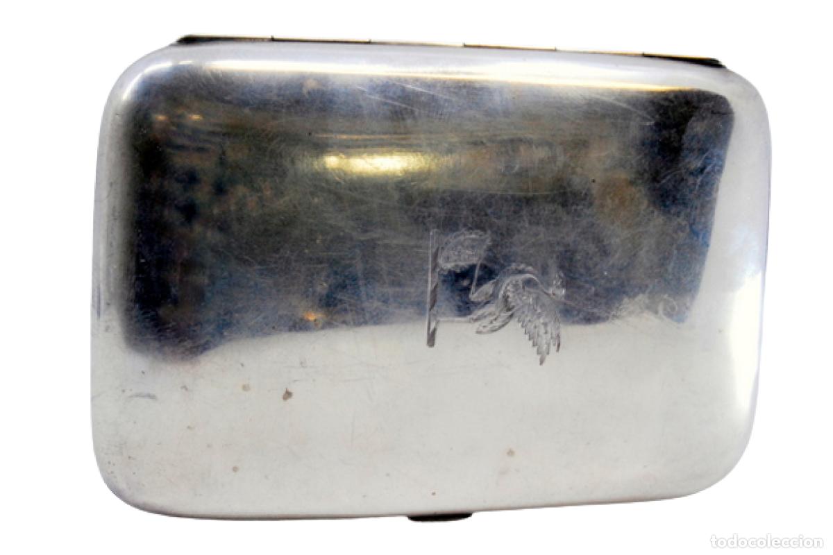 Antig&uuml;edades: Caja de cigarrillos, en plata - Foto 1