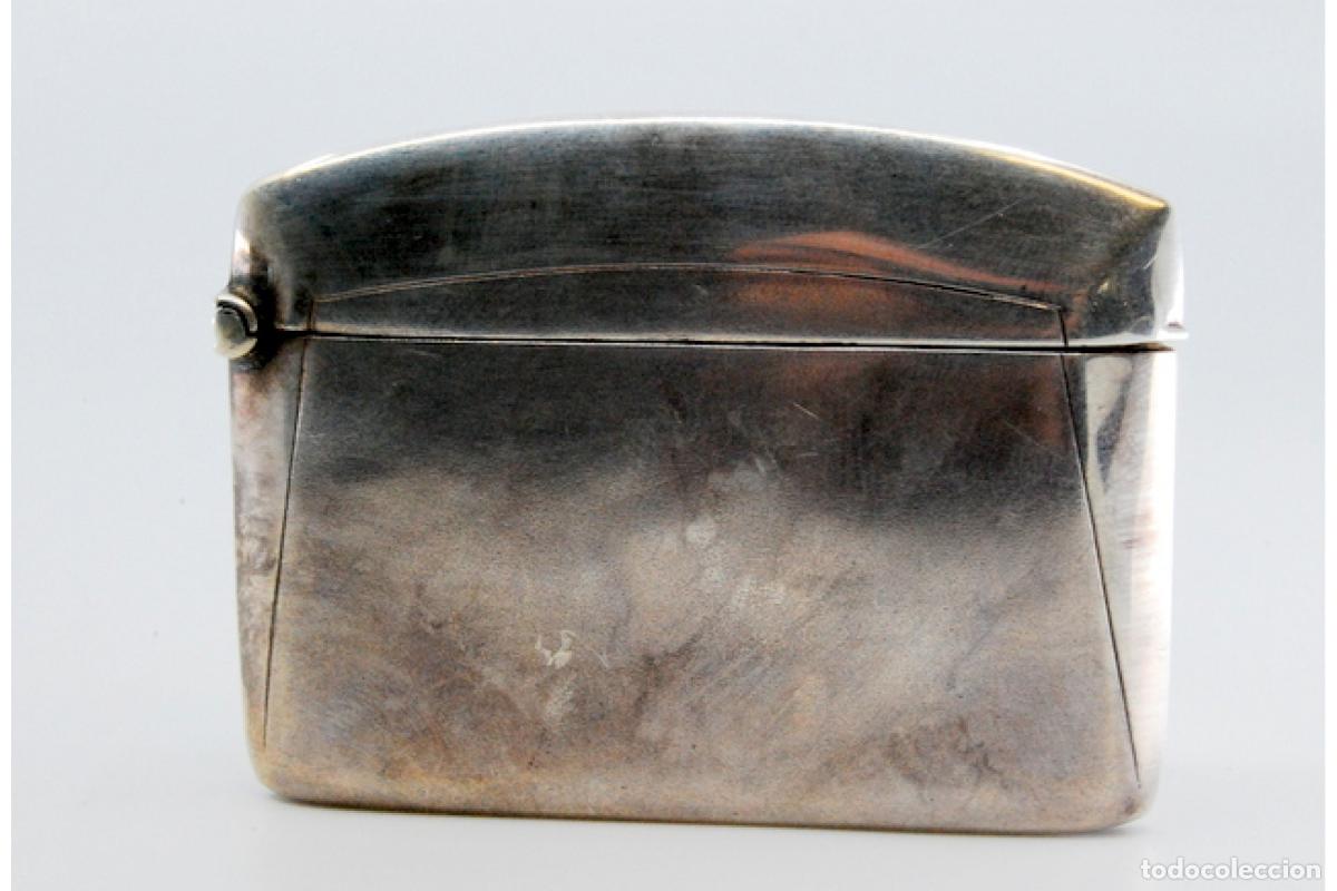 Antig&uuml;edades: Caja de cerillas de plata - Foto 9