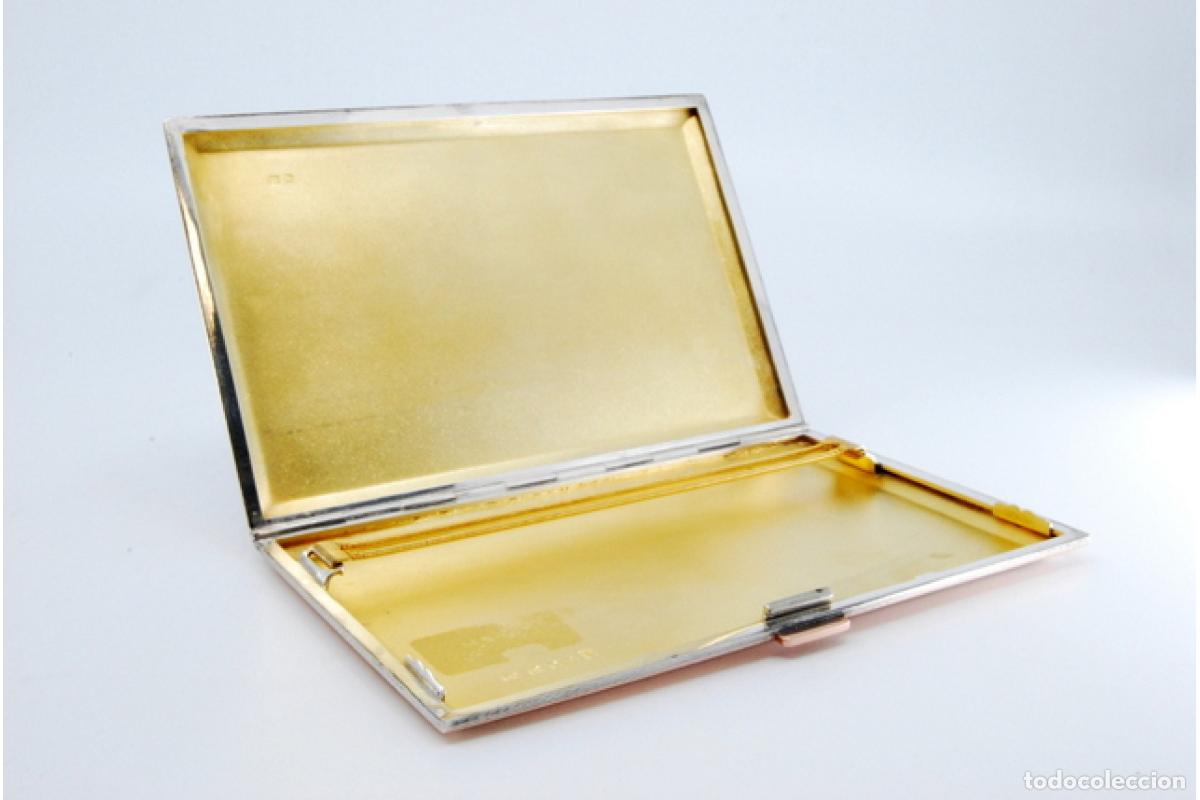 Antig&uuml;edades: Caja de cigarrillos, en plata - Foto 3