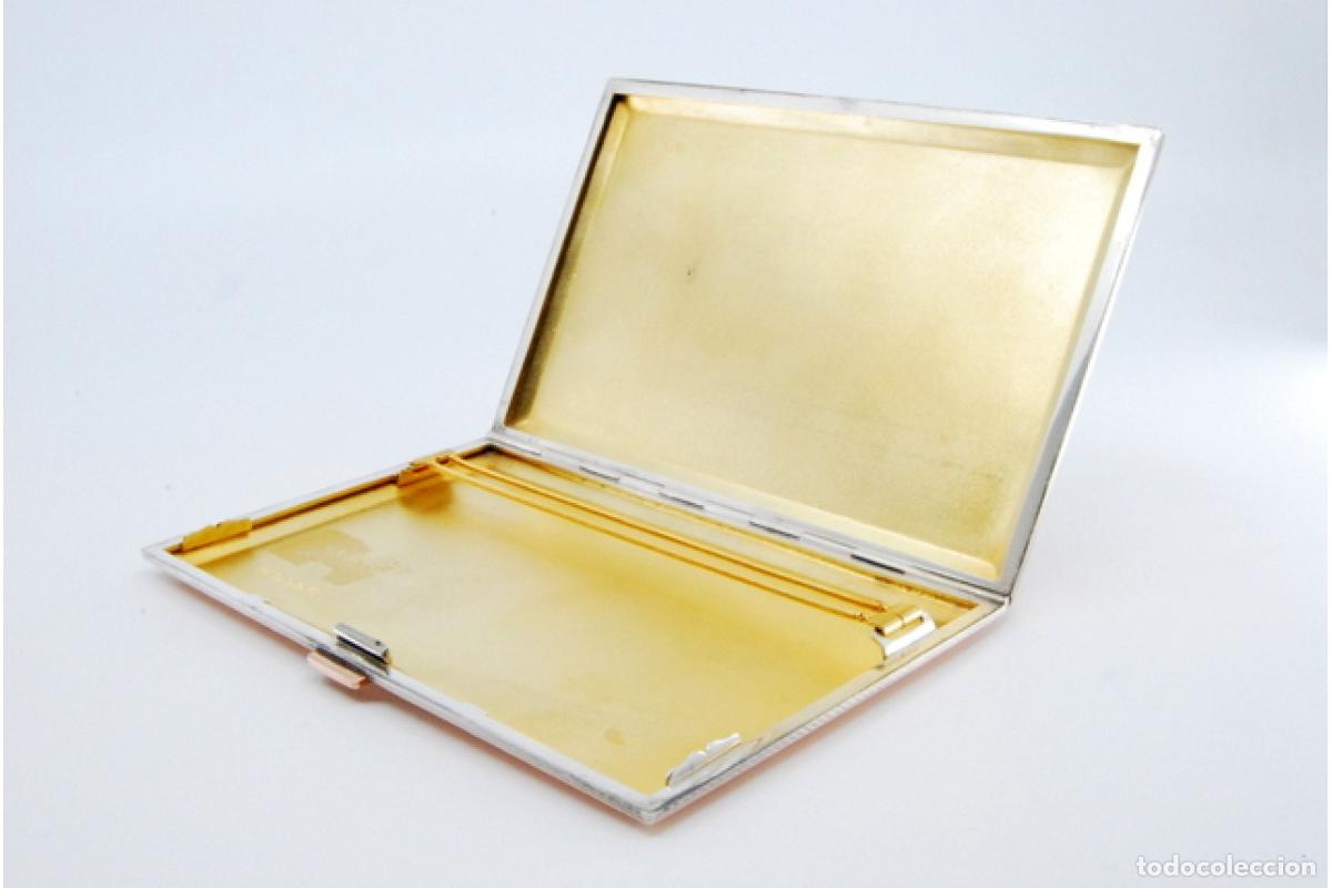 Antig&uuml;edades: Caja de cigarrillos, en plata - Foto 4