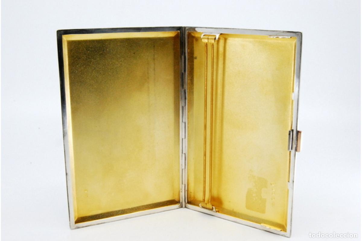 Antig&uuml;edades: Caja de cigarrillos, en plata - Foto 9