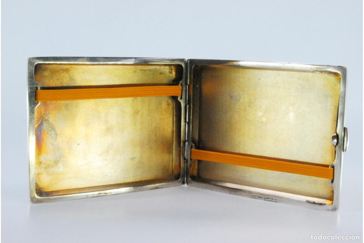 Antig&uuml;edades: Caja de cigarrillos, en plata - Foto 4