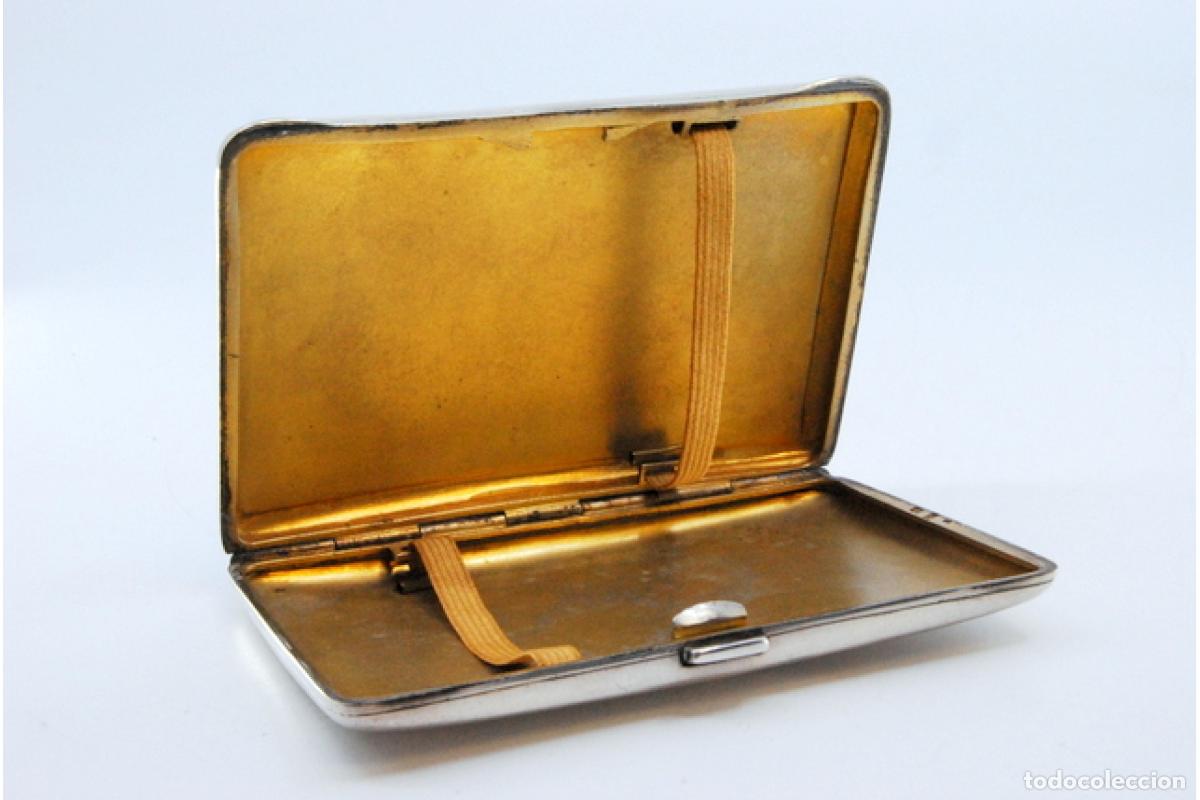 Antig&uuml;edades: Caja de cigarrillos, en plata - Foto 2