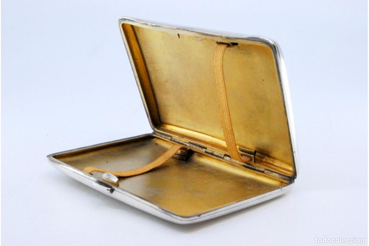 Antig&uuml;edades: Caja de cigarrillos, en plata - Foto 5