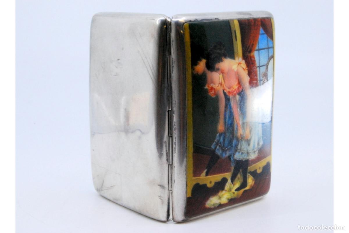 Antig&uuml;edades: Caja de cigarrillos, en plata - Foto 7