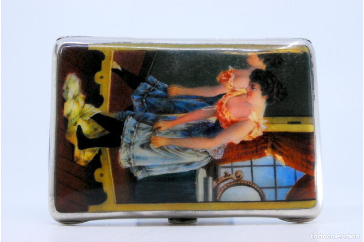 Antig&uuml;edades: Caja de cigarrillos, en plata - Foto 9