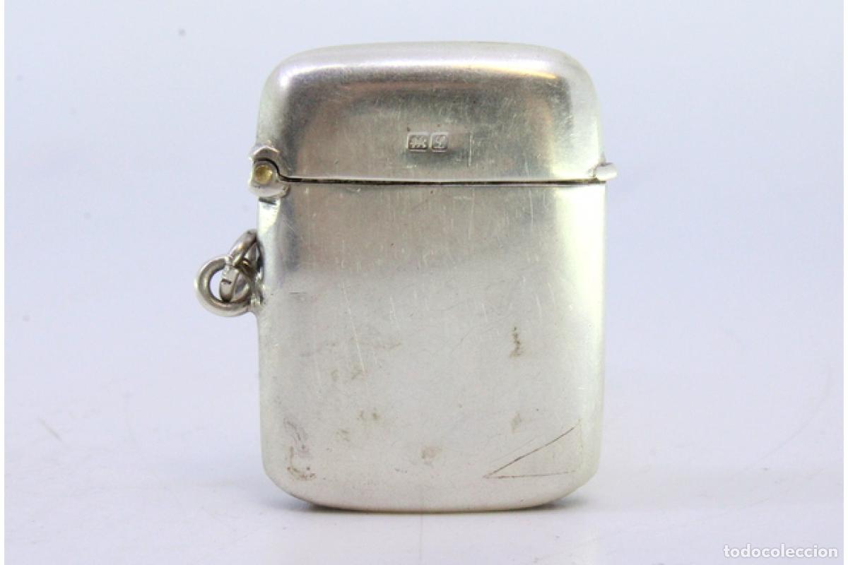 Antig&uuml;edades: Caja de cerillas de plata - Foto 5