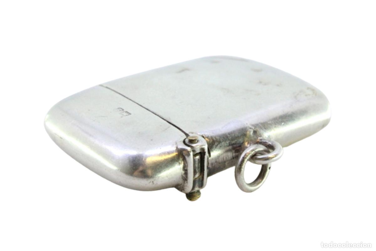 Antig&uuml;edades: Caja de cerillas de plata - Foto 1