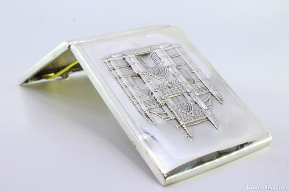 Antig&uuml;edades: Caja de cigarrillos, en plata - Foto 3