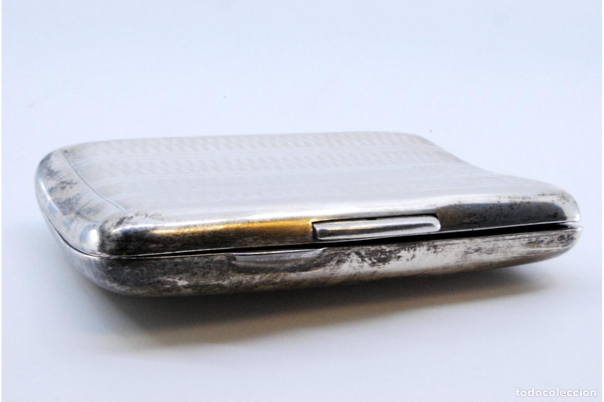 Antig&uuml;edades: Caja de cigarrillos, en plata - Foto 3