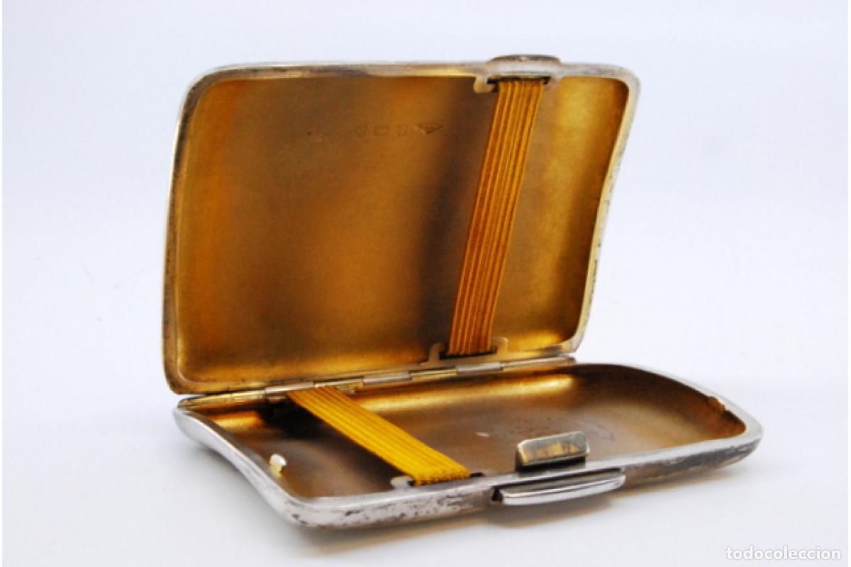 Antig&uuml;edades: Caja de cigarrillos, en plata - Foto 6