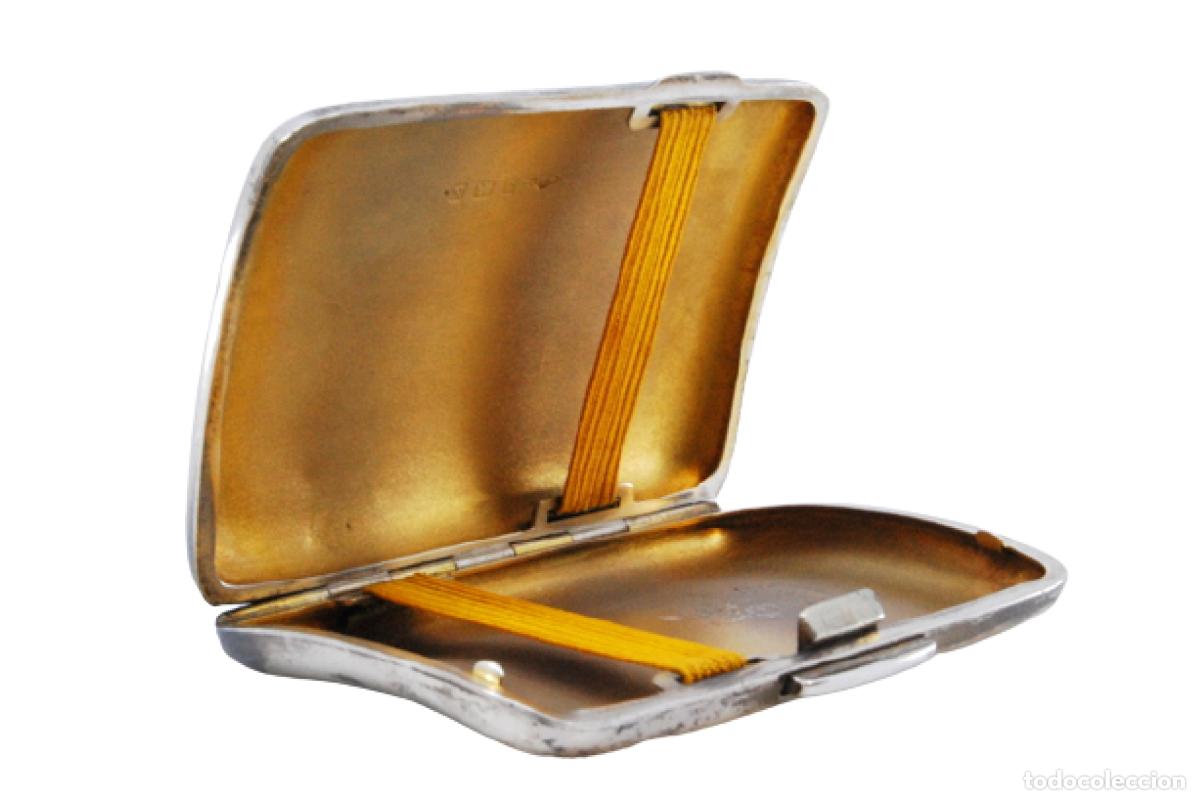 Antig&uuml;edades: Caja de cigarrillos, en plata - Foto 1