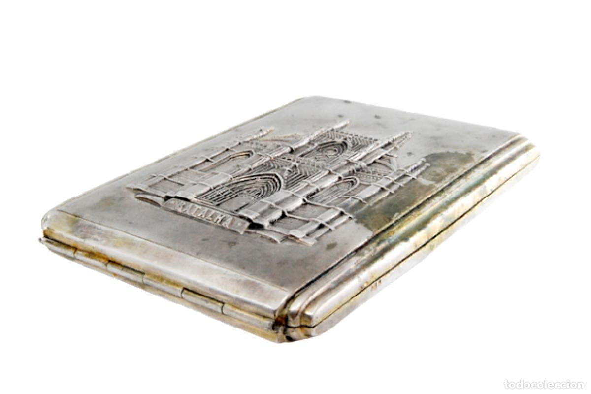 Antig&uuml;edades: Caja de cigarrillos, en plata - Foto 1
