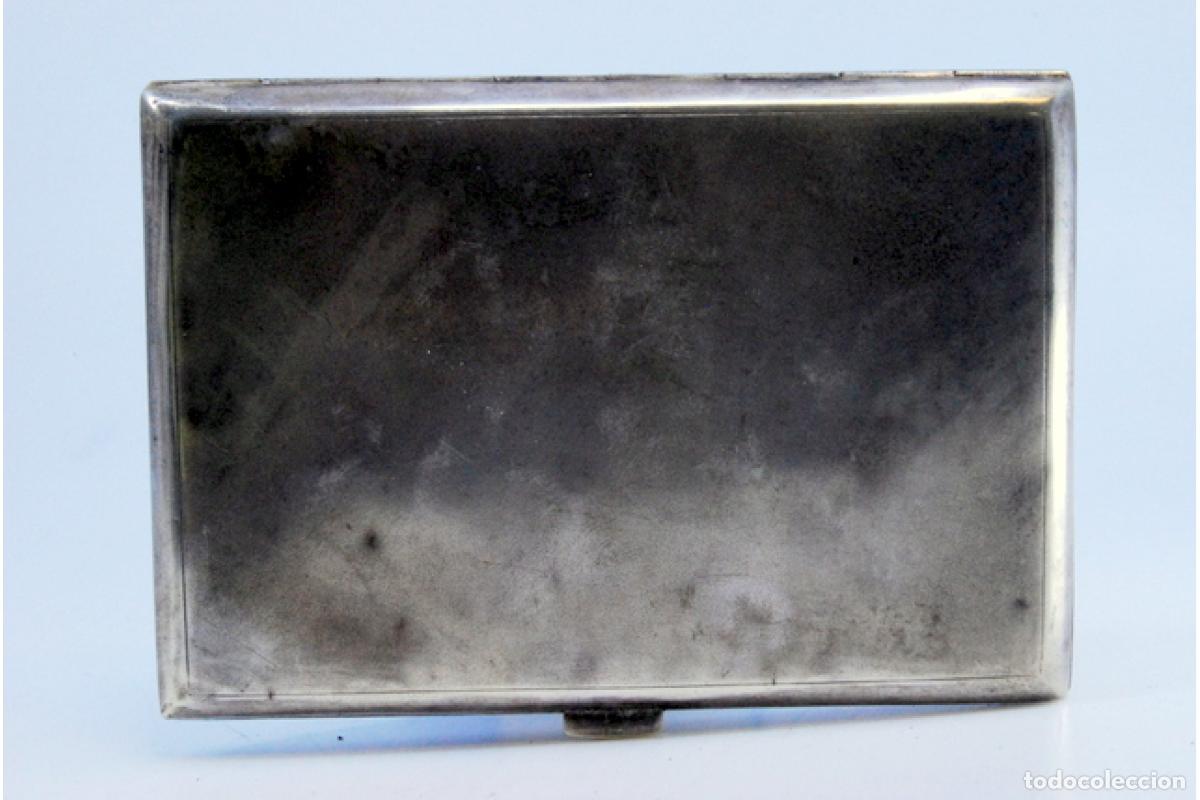 Antig&uuml;edades: Caja de cigarrillos, en plata - Foto 2