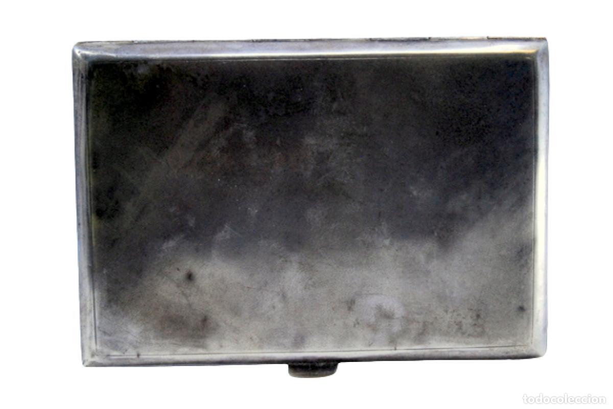 Antig&uuml;edades: Caja de cigarrillos, en plata - Foto 1