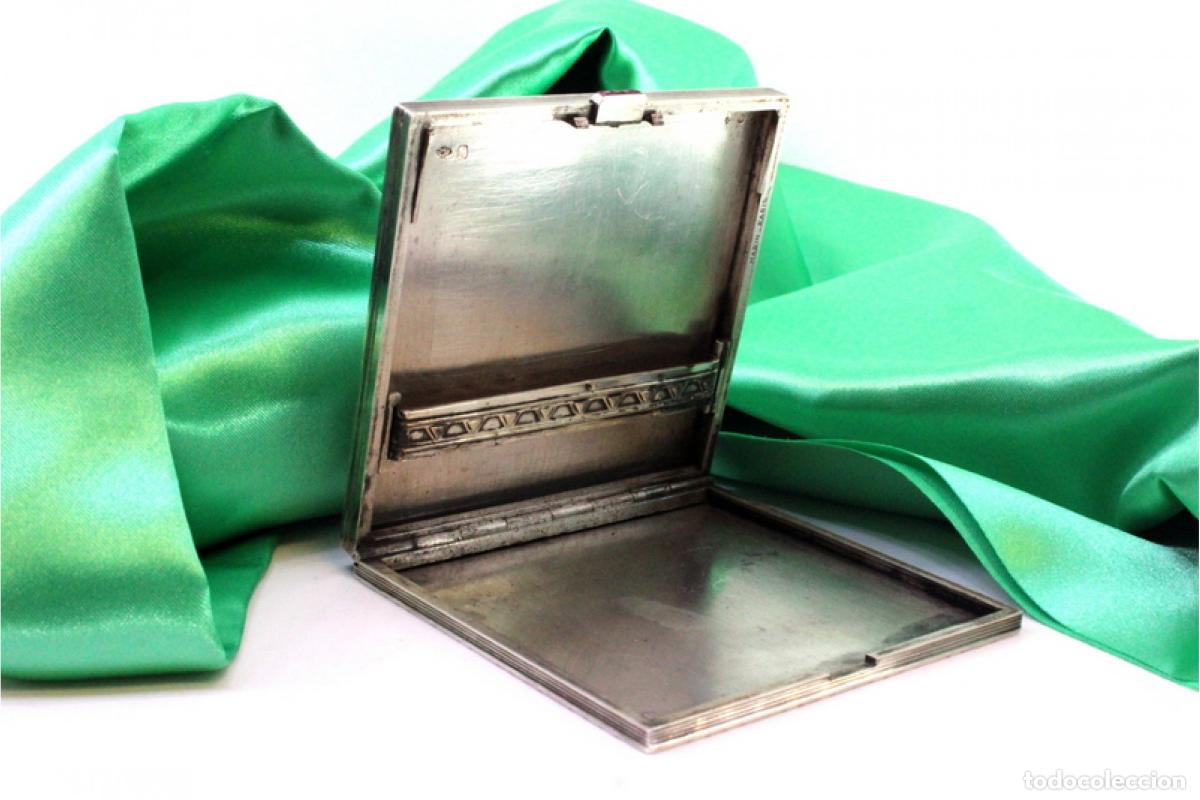 Antig&uuml;edades: Caja de cigarrillos, en plata - Foto 5