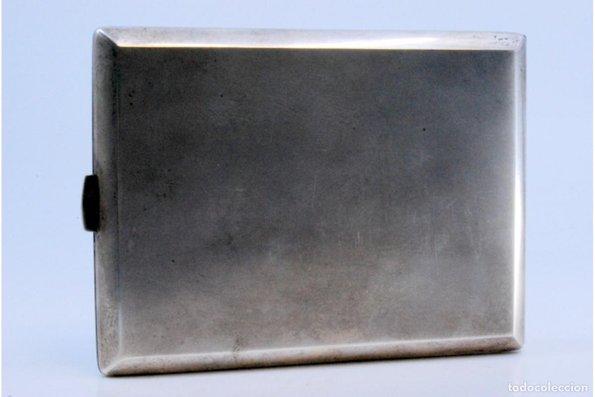 Antig&uuml;edades: Caja de cigarrillos, en plata - Foto 3