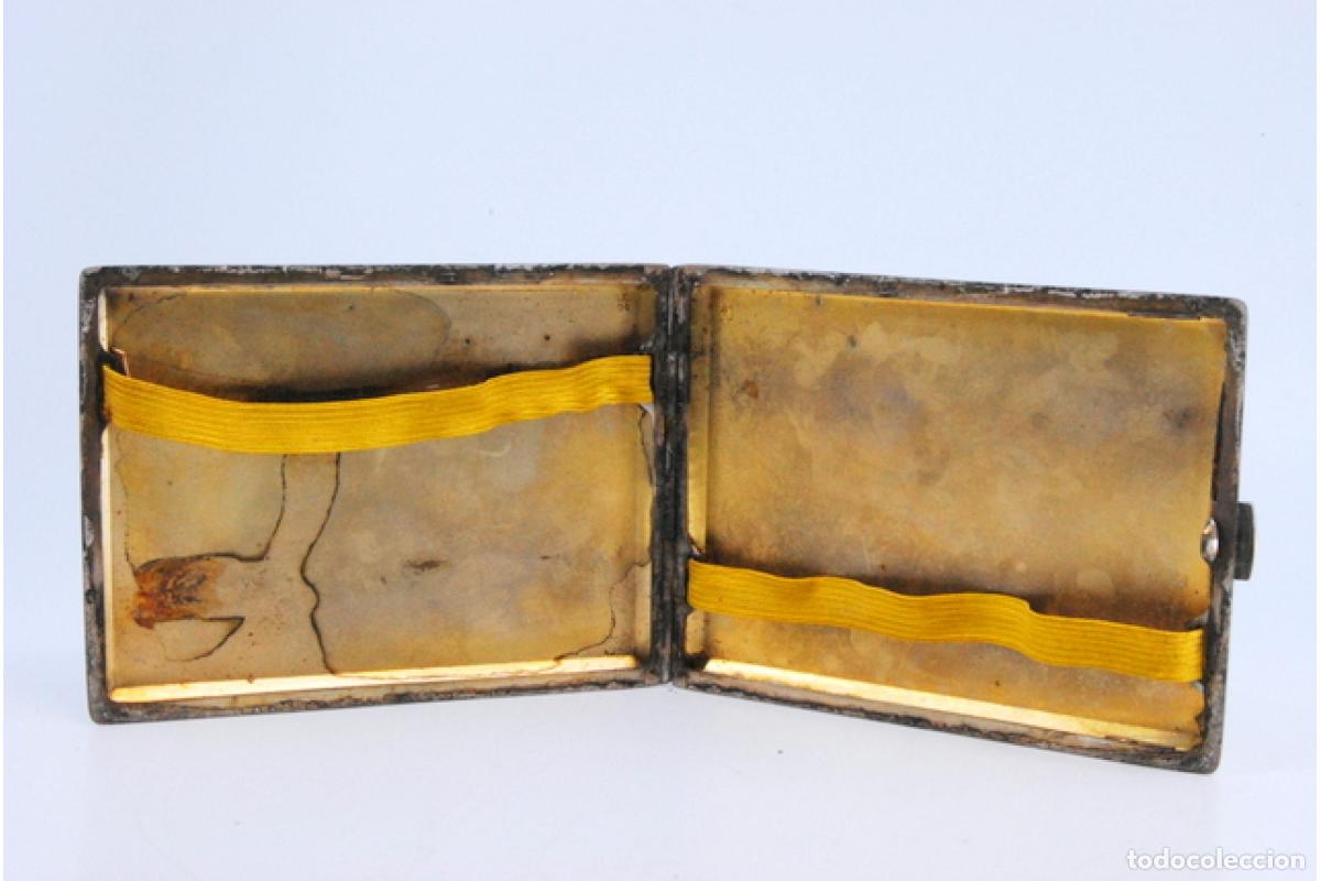 Antig&uuml;edades: Caja de cigarrillos, en plata - Foto 8