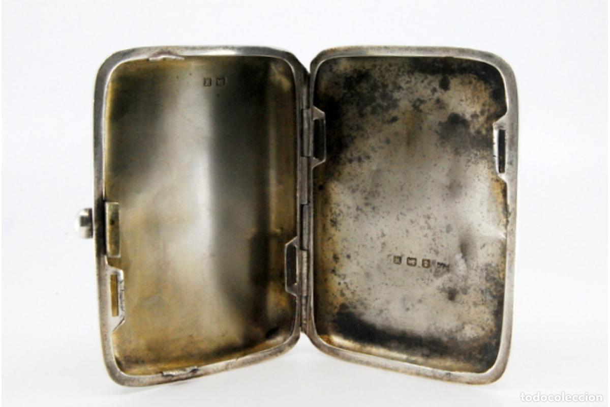 Antig&uuml;edades: Caja de cigarrillos, en plata - Foto 3